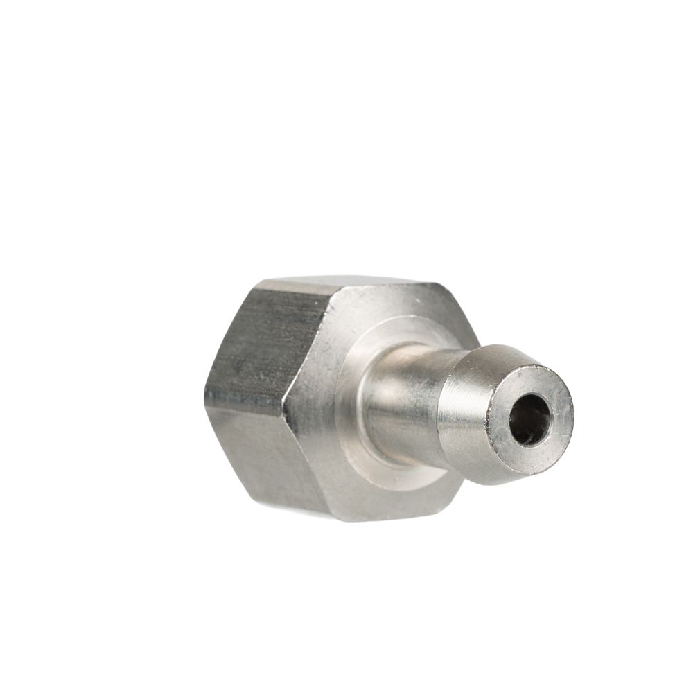 Stainless steel hose adaptor for ST-163.1 chemical valve
