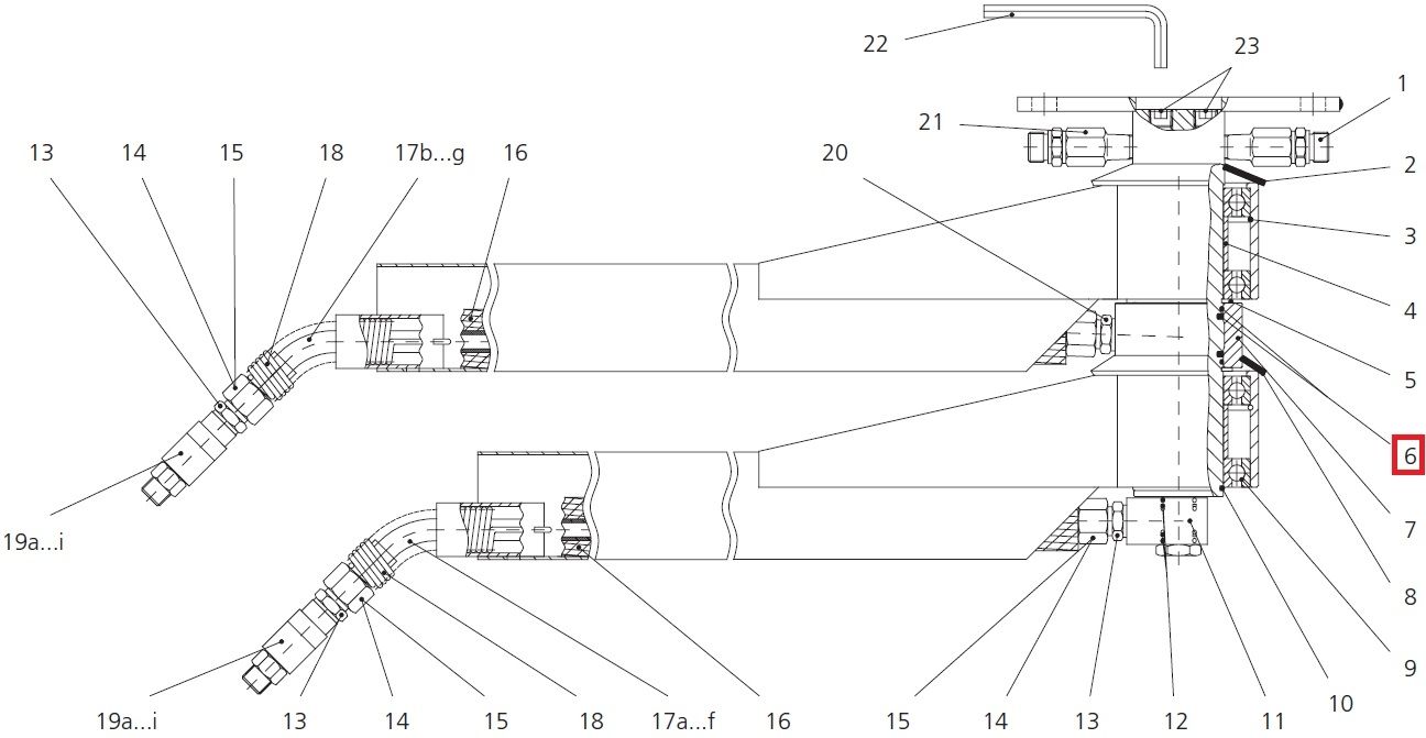 Easywash 365+ Double Car Wash Boom Housing Ring Seal Kit 