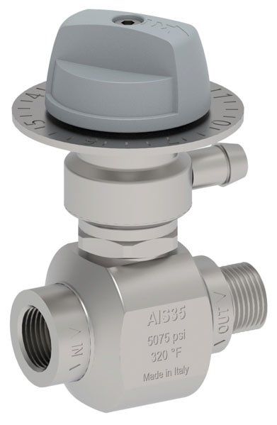 AIS Adjustable Chemical / Foam Injector 3/8" BSP – 6–32 L/min, 310 Bar Stainless Steel (MTM AIS35)