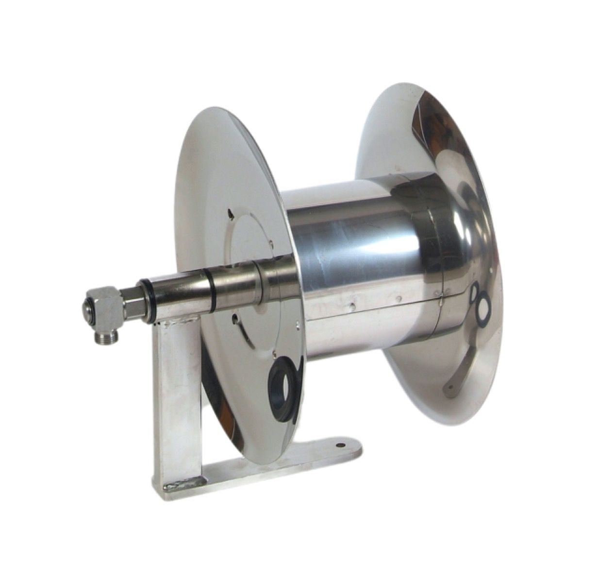 High Pressure Manual Hose Reel, Stainless Steel, 20m