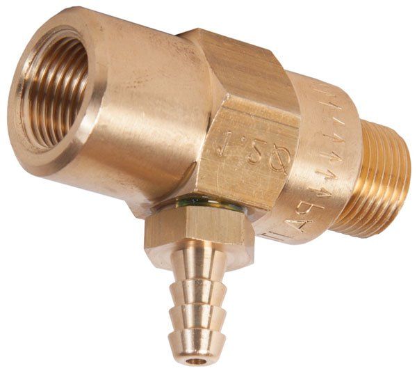 Fixed Chemical Injector 3/8" M Brass Body 8–12 L/min for Pressure Washers