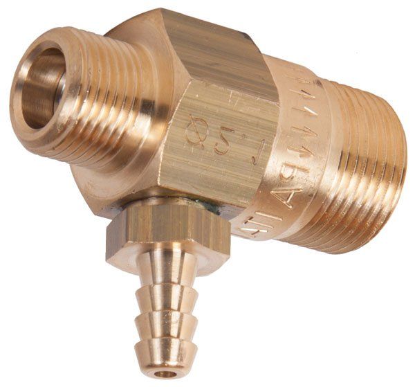 Fixed Chemical Injector M22M – 10–15 L/min, 280 Bar Brass Pressure Washer Injector