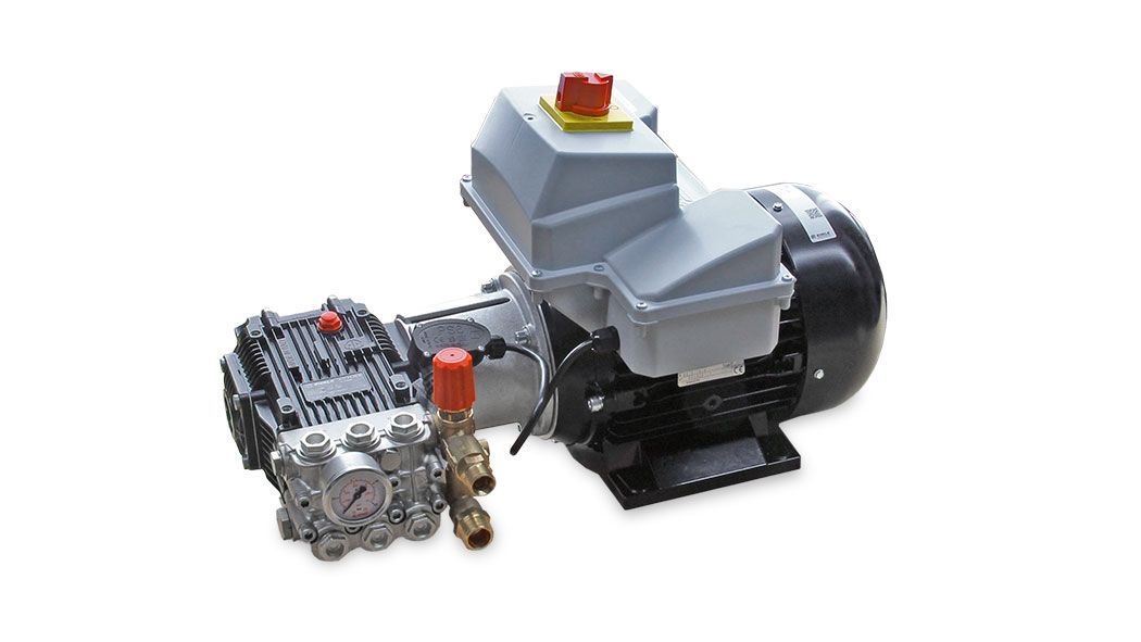 Ehrle Motor Pump Unit 200 Bar 400V 3 Phase | Triplex Piston Pressure Washer MPU (No Accessories)