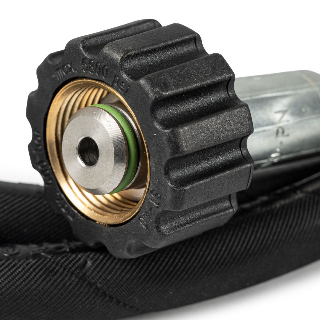Turbo Devil replacement hose with M22 female outlet