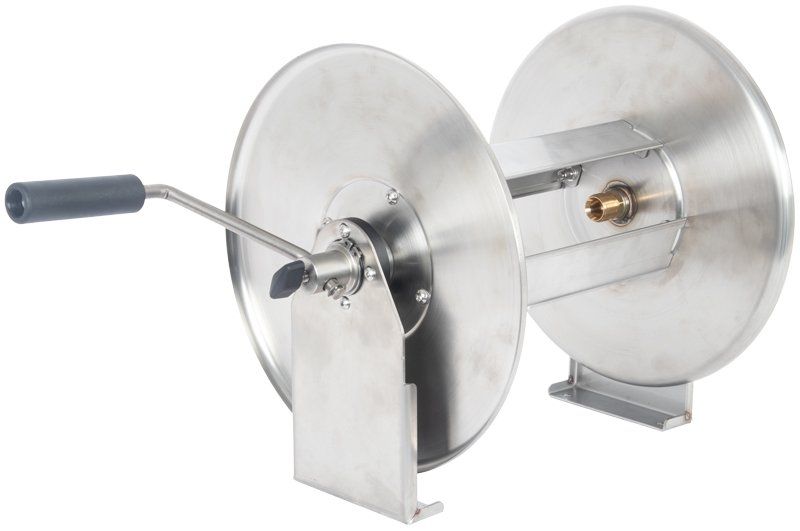 40M STAINLESS STEEL MANUAL HOSE REEL