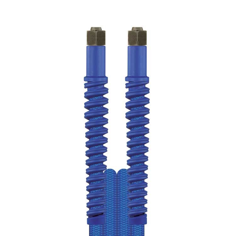 Blue 4.2m Carwash Comfort hose 200 bar DN6 with M14 Female connections at both ends