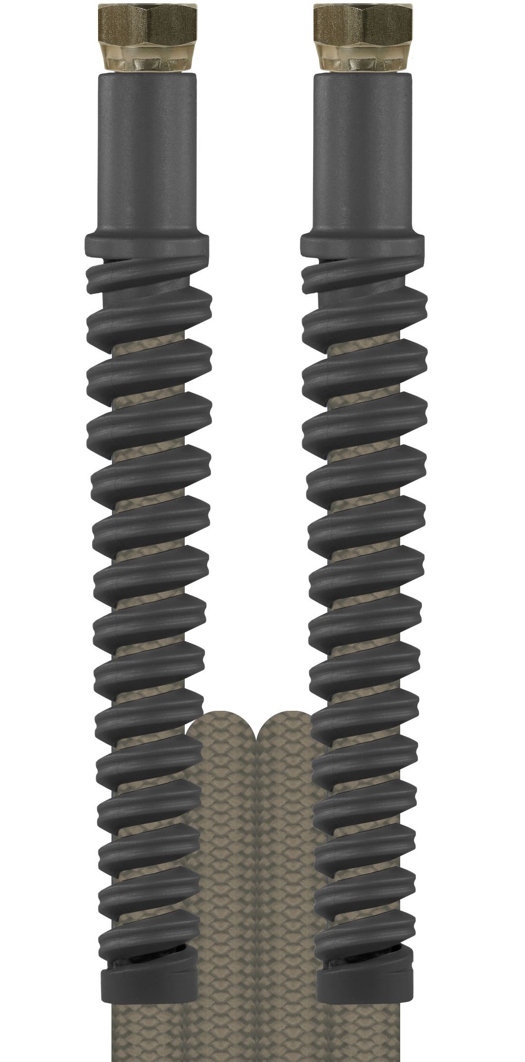 Grey 4.5m Carwash Comfort hose 200 bar DN6 with 1/4" Female connections at both ends