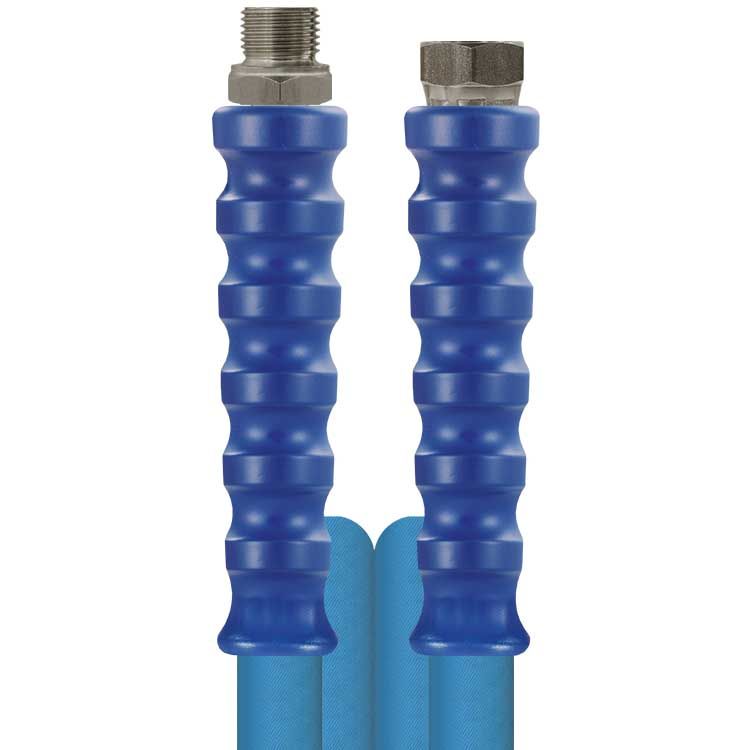 Blue 30 Metre 80 Bar Foodjet Hose, 1/2"M x 1/2"F Ends (DN12) Smooth