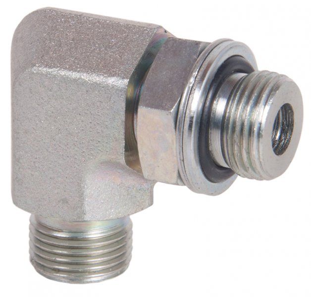 90° Male Elbow with Retaining Ring