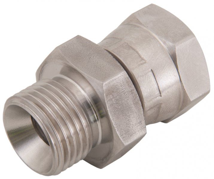 Male x Female Swivel Adaptor - AISI 316