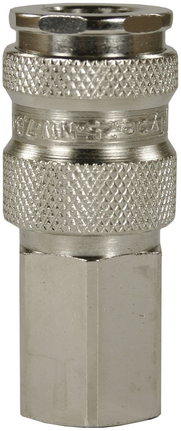 SERIES 25 QUICK  COUPLING  3/8&quot;F WITH NON RETURN VALVE