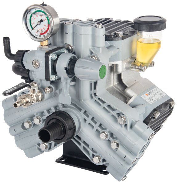 Comet P40/20 diaphragm pump chlorine resistant Viton polypropylene stainless steel