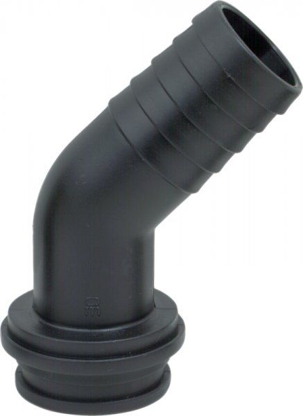 45° Flynut Fit Hose Barb