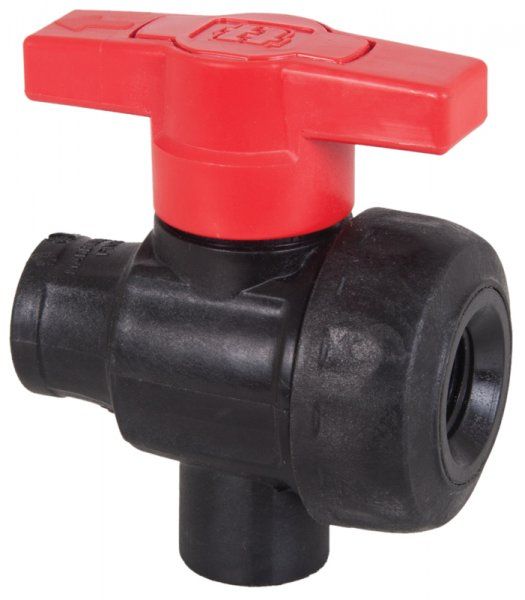 3 Way Ball Valve - L Port 1/2"BSP