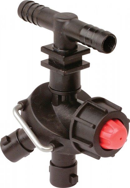 Dry Boom Triple Nozzle Holder with Valve