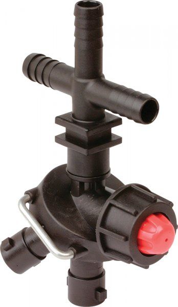 Dry Boom Triple Nozzle Holder with Valve