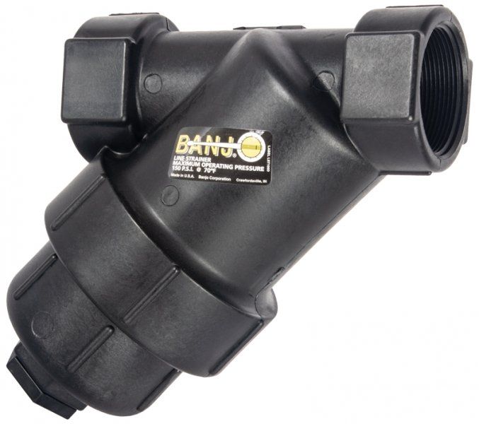 2 " BANJO Y FILTER WITH EPDM SEALS 100 MESH
