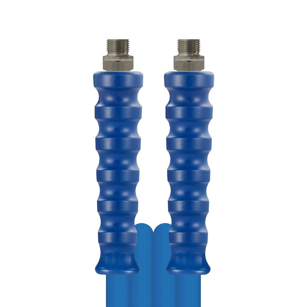 Blue 10 Metre 210 Bar High Pressure Hose, 3/8"M Ends (DN6) Wrapped