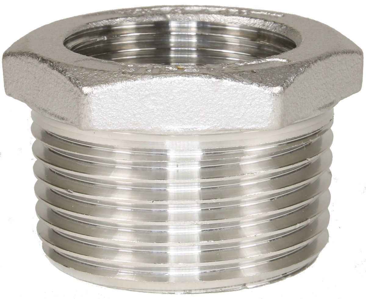 150lb BSP HEX REDUCTION BUSH COUPLING ADAPTOR-3/4"F to 1"M