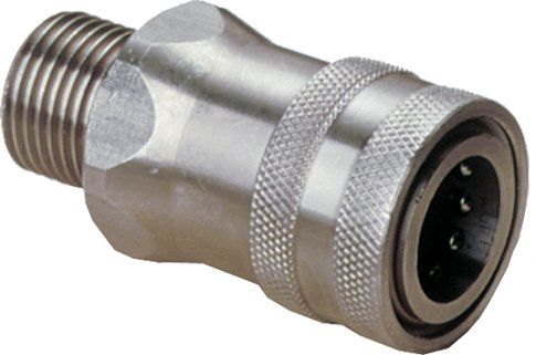 AKBO HP QR Coupler - St.Steel