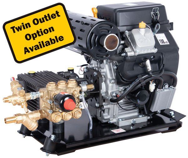 Loncin/Interpump Petrol Engine Pump Unit, 24hp, 250 Bar, 29 LPM – image 1
