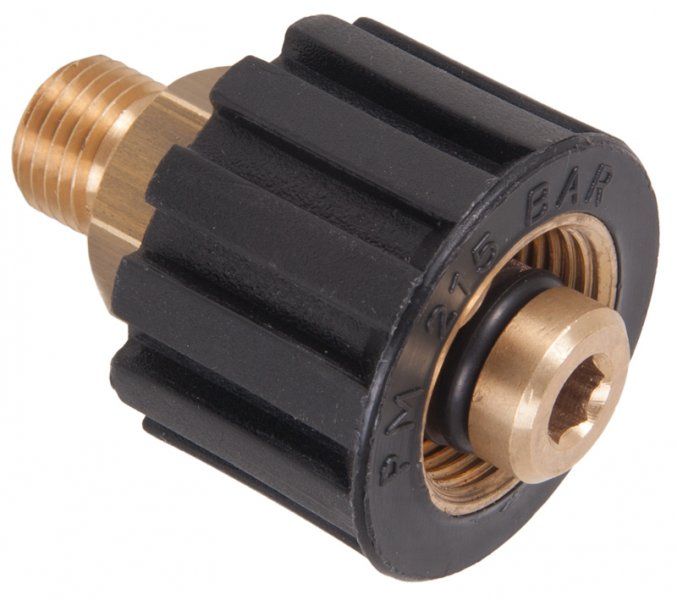 M22 X 1/4" Male Swivel Coupler 