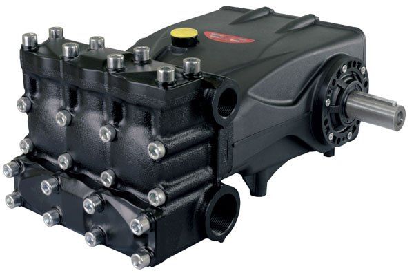 Interpump AB110 high flow slow speed pump with nickel plated manifold