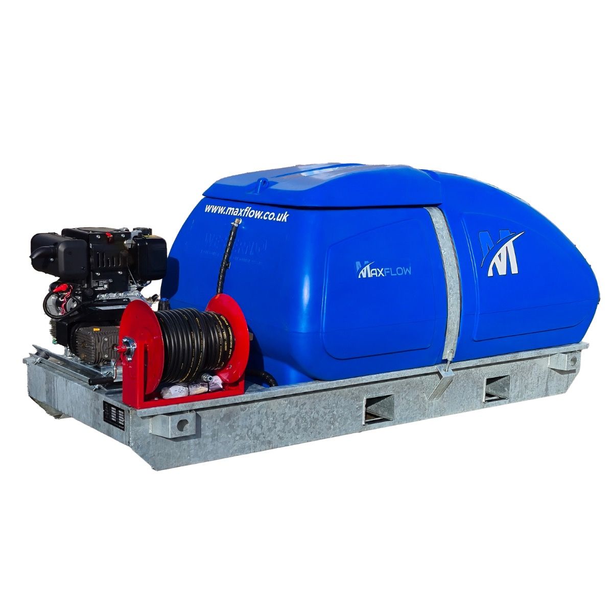 Maxflow Yanmar L100-V Diesel Pressure Washer Skid Bowser, 1100 Litre, 200 Bar, 18 LPM, Comet Pump – image 1