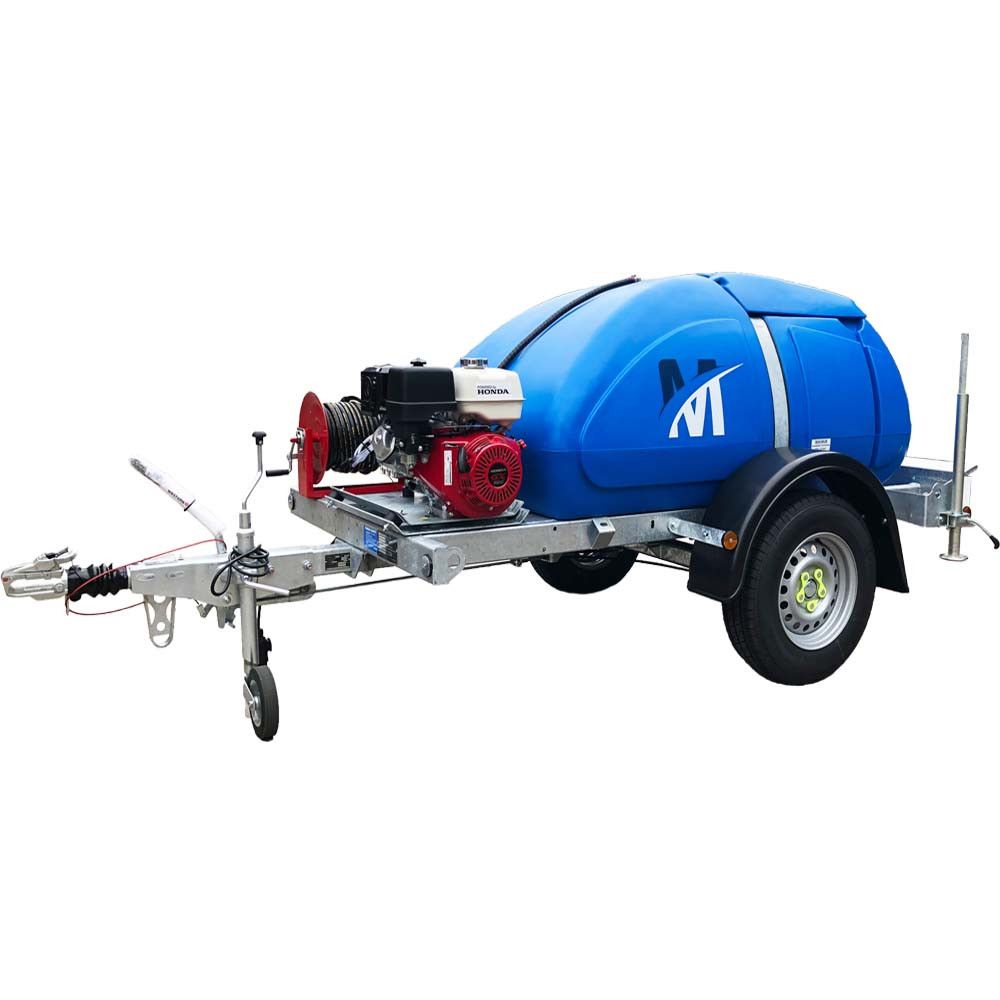 Maxflow Industrial Pressure Washer Highway-Spec Bowser - Honda GX390 21 LPM Interpump Pump + Reel
