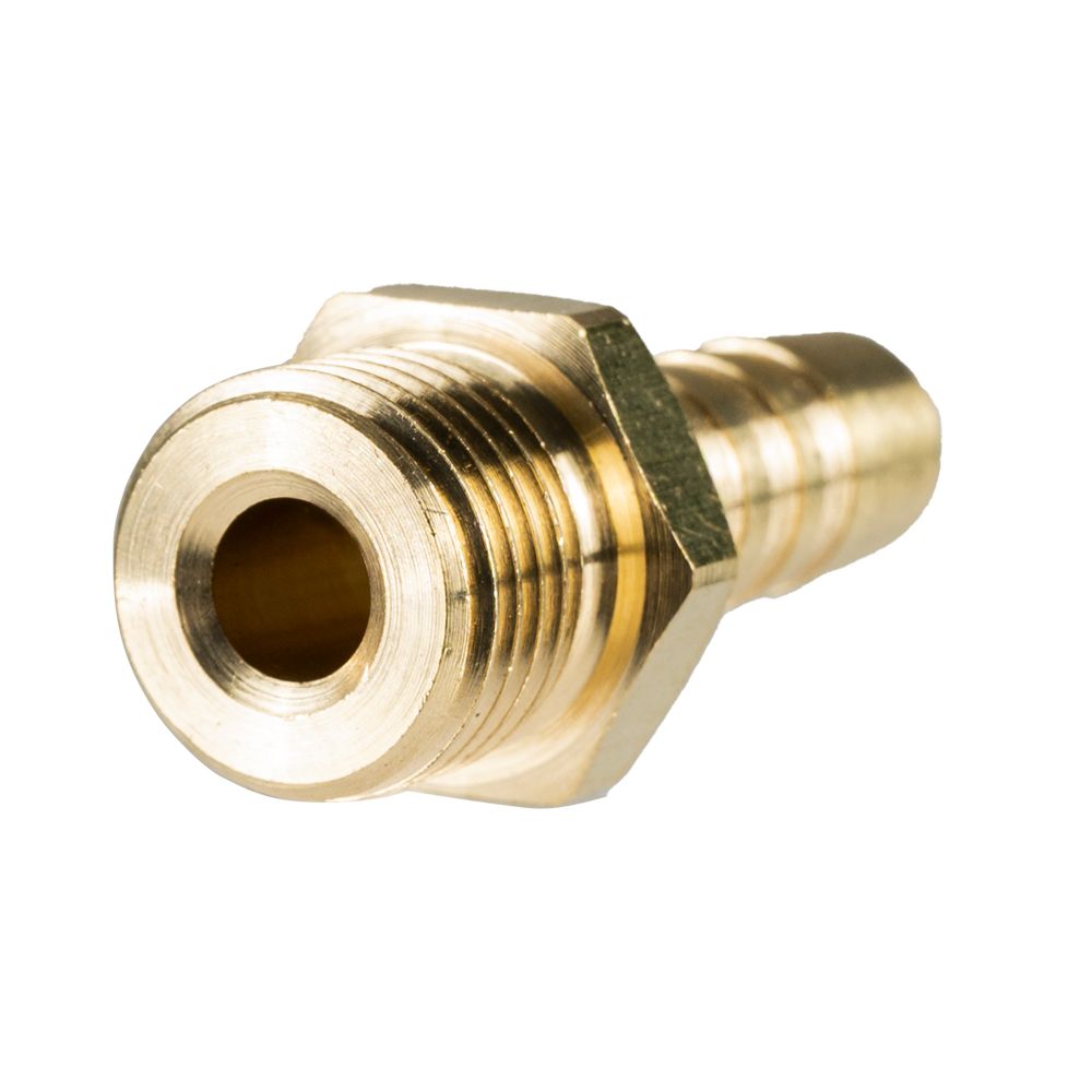 Hose Tail Brass 1/4" Male-8mm – image 2
