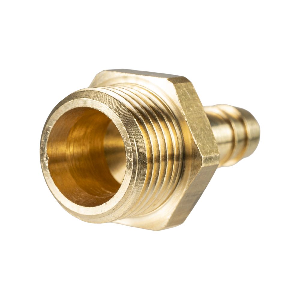 Hose Tail Brass 1/2" Male-8mm – image 2