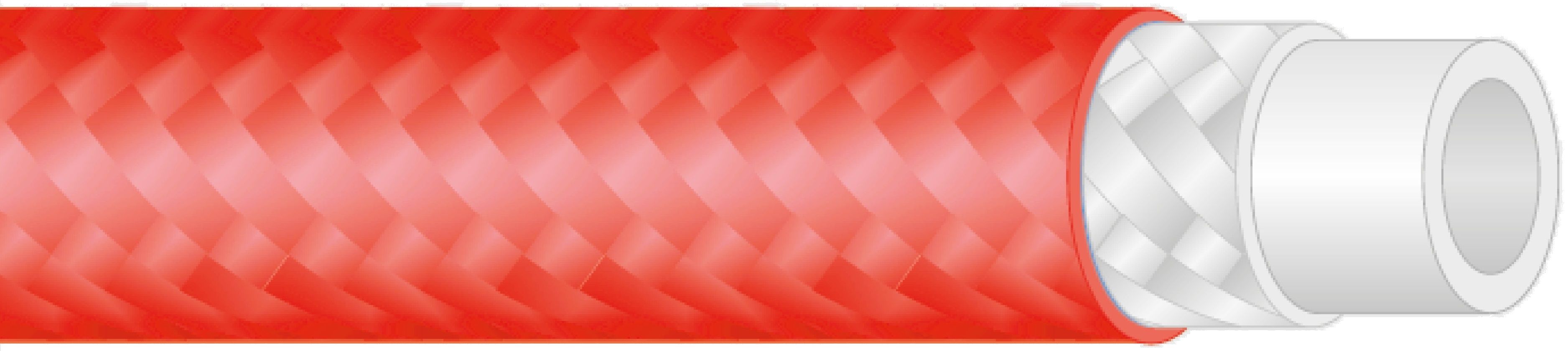 Red per metre Carwash Comfort hose 200 bar DN6, no fittings