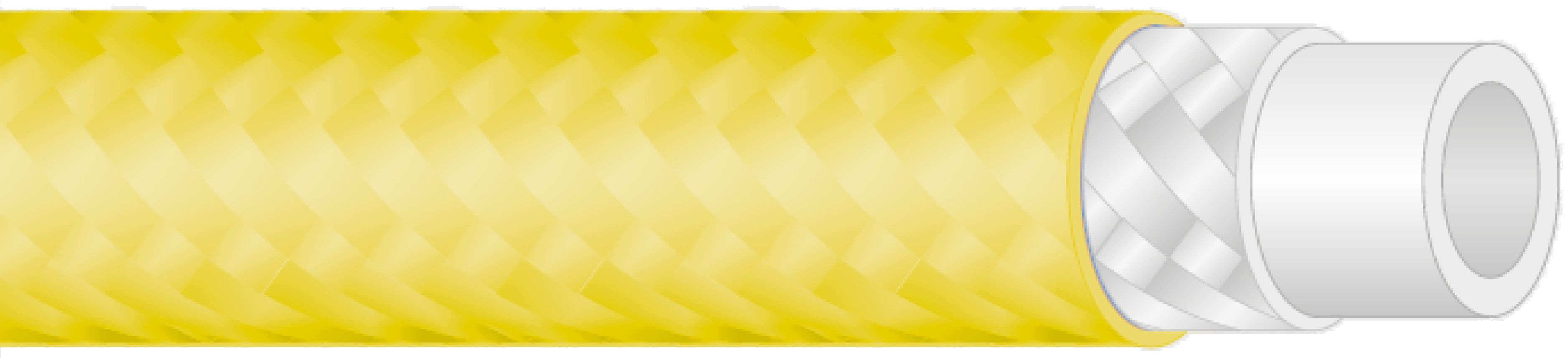 Yellow per metre Carwash Comfort hose 200 bar DN6, no fittings