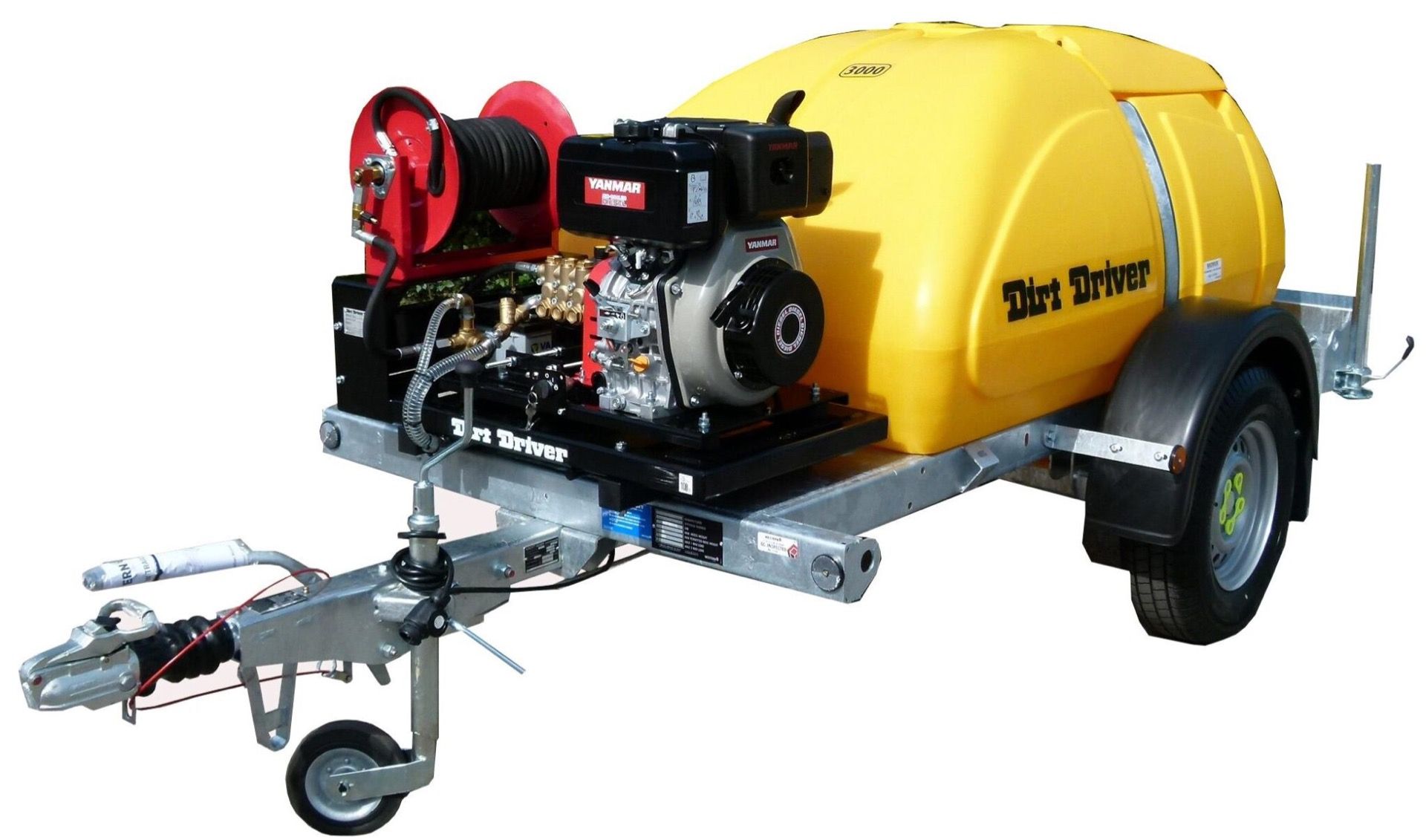 Cold Water Road Tow Bowser Washers Petrol, 500ltr