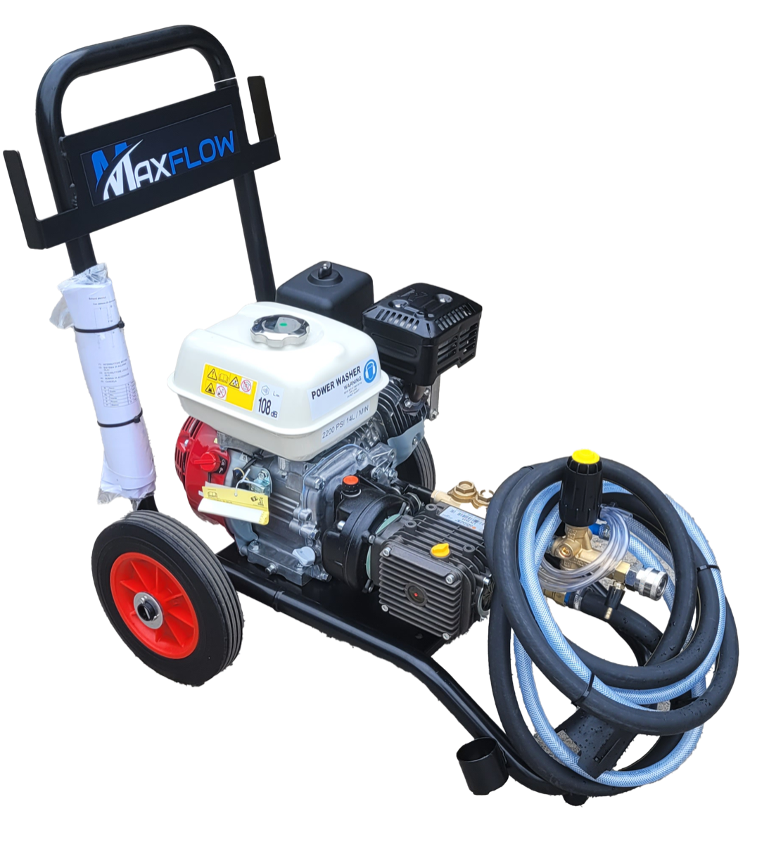 Maxflow Domestic Pressure Washer - Honda GP200 12 LPM Upright Frame