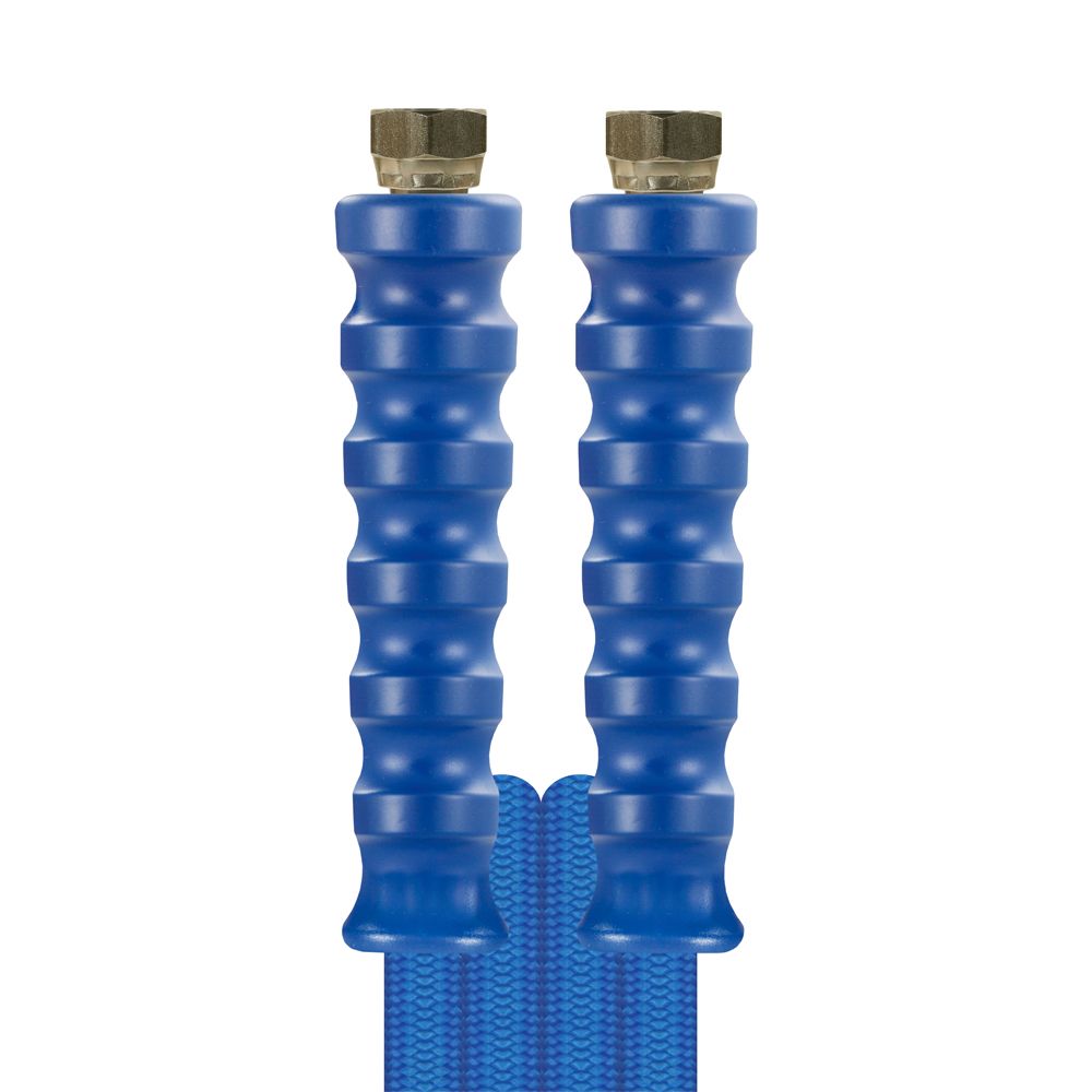 BLUE 10 METRE 200 BAR CARWASH COMFORT HOSE, 3/8"F ENDS (DN8) SMOOTH