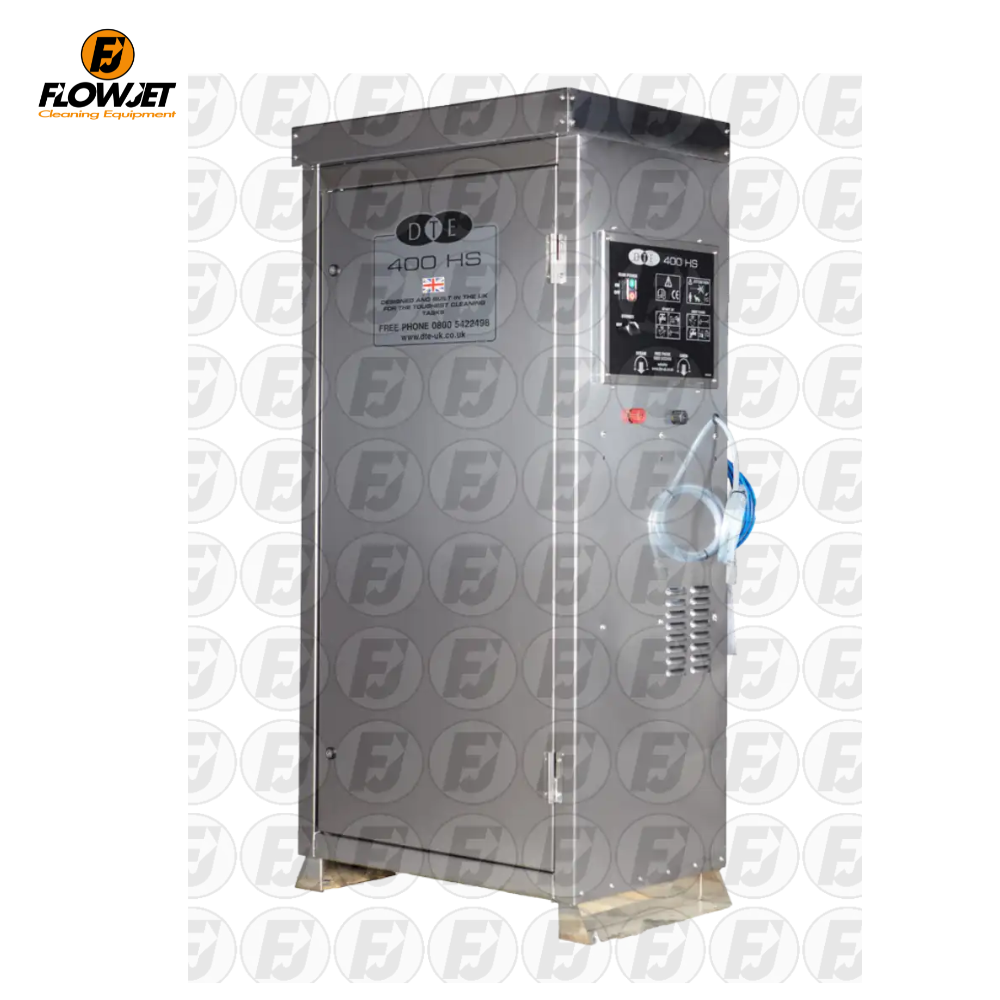 Nilfisk DTE 400HS Hot Static Pressure Washer 200 Bar 15LPM Stainless Steel Cabinet