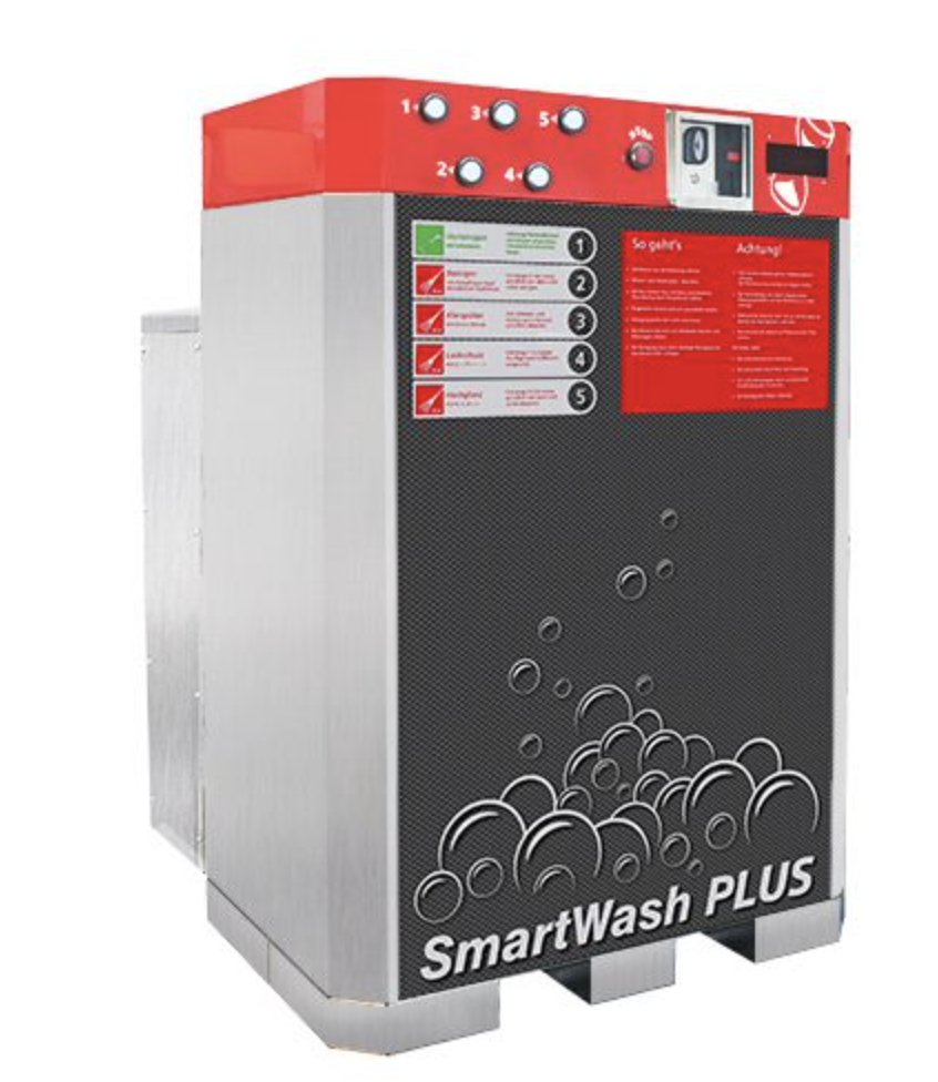 Smart Wash 1WB SV6 Electric-Heated 12kW Self-Service CarWash Cabinet Version outdoor