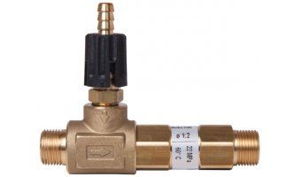 Extended Chemical Injector 1.8mm – 220 Bar, 30 L/min Brass Pressure Washer Injector