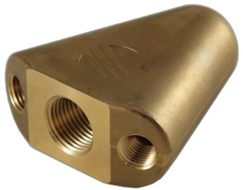 Brass Flounder Sewer Nozzle 1/2"F Inlet 