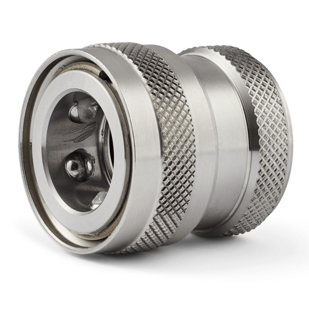 NITO Food Grade Stainless Steel Coupling 1/2"F x 1/2"F