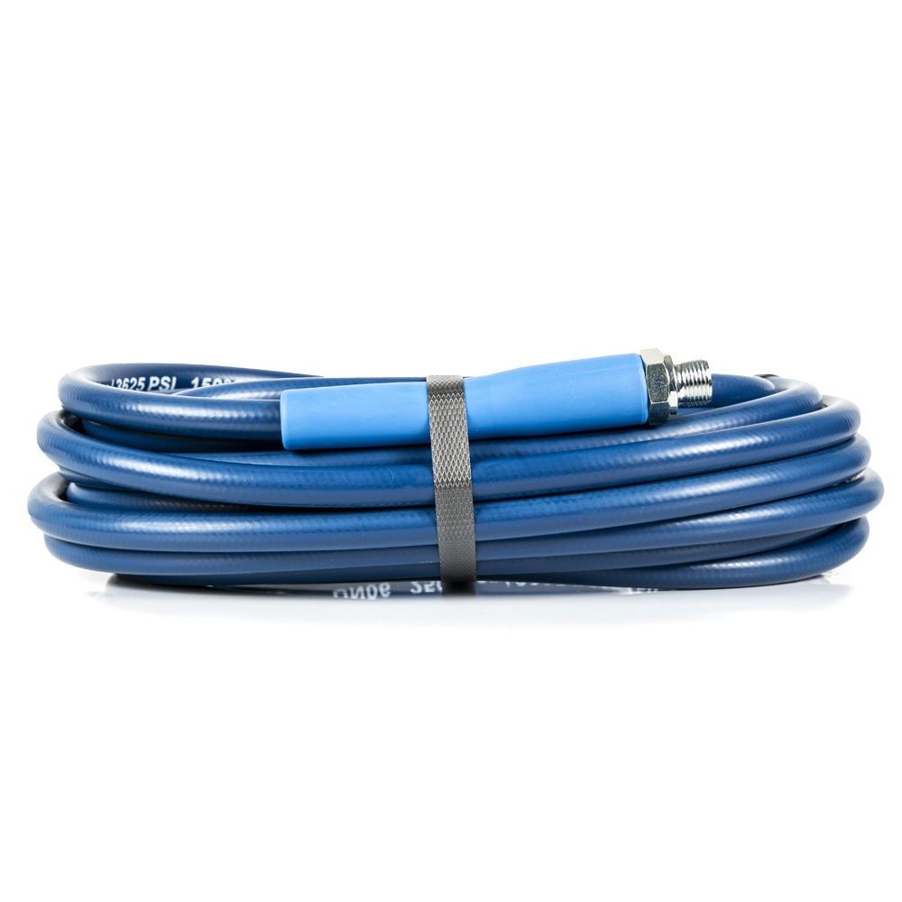 Blue 15 Metre 210 Bar High Pressure Hose With 3/8"M Fittings (DN6) Smooth