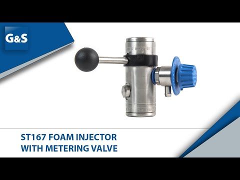 ST167 Foam Injector with metering valve