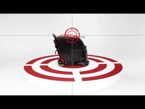 Viper AS510B - Simple to use medium-sized walk-behind scrubber dryer