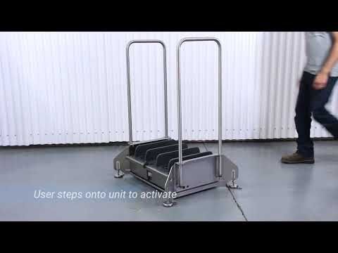 SS3 Walk Through Footwear Sanitizing Unit