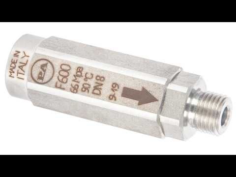 F600 HP Inline Filter Cleaning - Correct Procedure