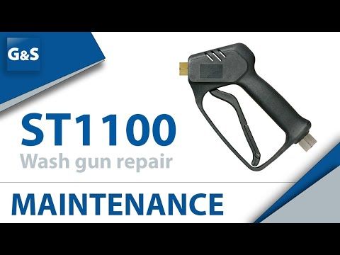 RM Suttner ST1100 wash gun repair