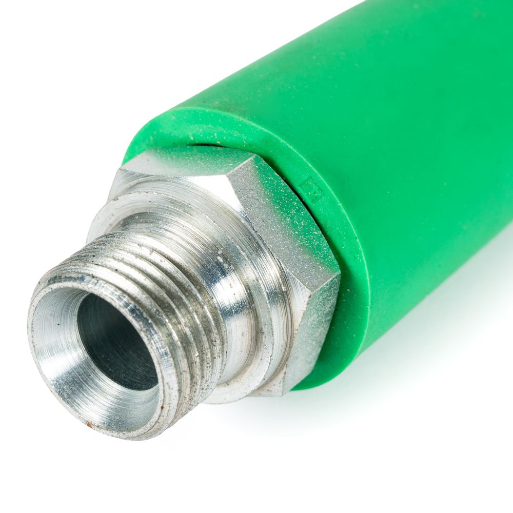 Green 25m Hygiene Ultra hose 40 bar DN12 with 1/2" Male connections at both ends