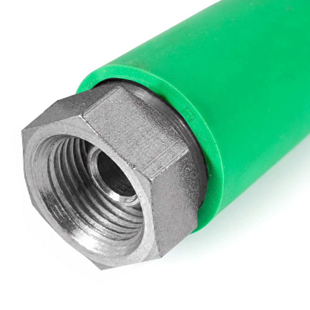 Green 10m Hygiene Ultra hose 40 bar DN12 with 1/2" Male x 1/2" Female connections