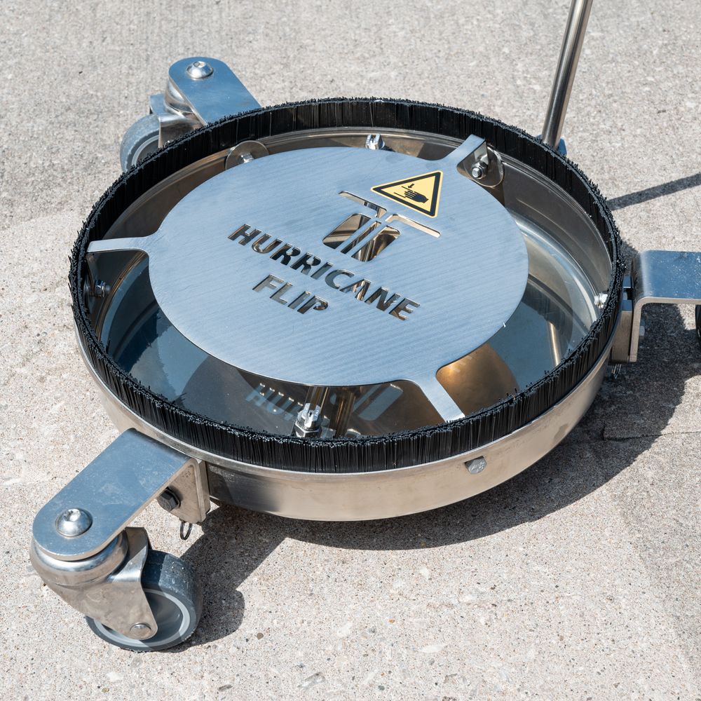 Mosmatic Hurricane Flip 300mm stainless steel surface cleaner